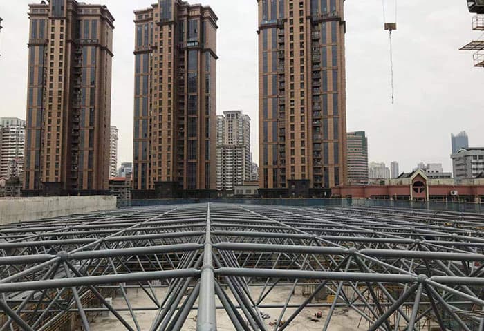 上虞螺栓球网架结构